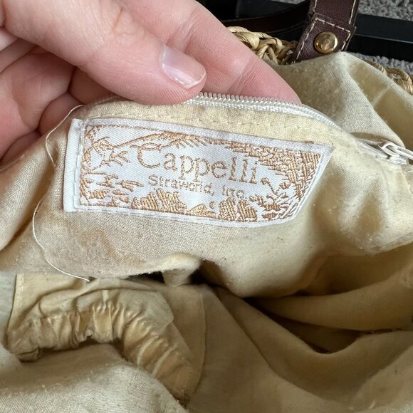 LAST CHANCE Retro Capelli Straworld Multicolored Woven Knit Straw Bucket Bag - Picture 6 of 6